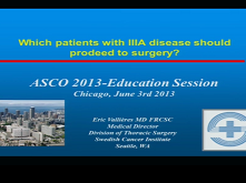 The Role of Chemotherapy in the Management of Stage IIIA Non-Small Cell Lung Cancer 2 The Role of Chemotherapy in the Management of Stage IIIA Non-Small Cell Lung Cancer 2
