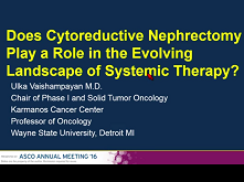 The Role of Nephrectomy for Kidney Cancer in the Era of Targeted and Immune Therapies The Role of Nephrectomy for Kidney Cancer in the Era of Targeted and Immune Therapies