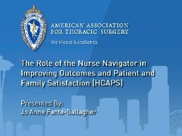 Le rôle de l'infirmière pivot dans l'amélioration des résultats et de satisfaction du patient et de sa famille Le rôle de l'infirmière pivot dans l'amélioration des résultats et de satisfaction du patient et de sa famille