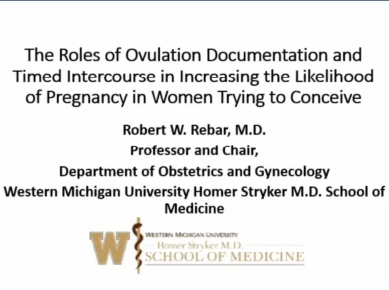 The roles of ovulation documentation and timed intercourse in increasing the likelihood of pregnancy in women trying conceive