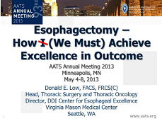 Etat thoracique et prise de décision - Oesophagectomie d'Ivor Lewis