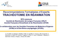 Trachéotomie - Recommandations Formalisées d'Experts