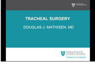 Tracheal surgery