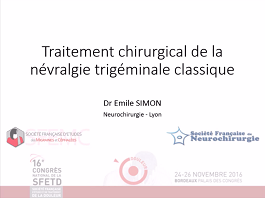 Traitement chirurgical de la NTC Traitement chirurgical de la NTC