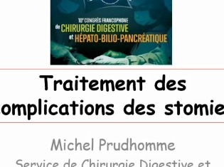 Traitement des complications des stomies