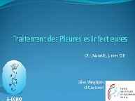 Traitement des pleurésies infectieuses