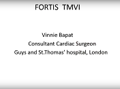 Transcatheter mitral Edwards Fortis
