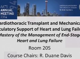 Transplant cardiothoracique et support mécanique circulatoire - Leçons de l'Enregistrement inter-agence des supports circulatoires mécaniquement assistés (InterMACS) Transplant cardiothoracique et support mécanique circulatoire - Leçons de l'Enregistrement inter-agence des supports circulatoires mécaniquement assistés (InterMACS)