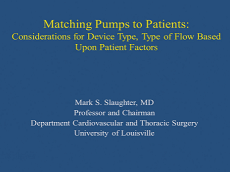 Transplant cardiothoracique et support mécanique circulatoire - Pompes correspondant aux patients : prise en compte du type d'appareil et de flux basé sur les facteurs du patient Transplant cardiothoracique et support mécanique circulatoire - Pompes correspondant aux patients : prise en compte du type d'appareil et de flux basé sur les facteurs du patient