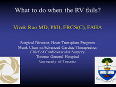Transplant cardiothoracique et support mécanique circulatoire - Que faire quand il y a une insuffisance ventriculaire droite? Nouvelles et actuelles stratégies pour l'assistance ventriculaire droite Transplant cardiothoracique et support mécanique circulatoire - Que faire quand il y a une insuffisance ventriculaire droite? Nouvelles et actuelles stratégies pour l'assistance ventriculaire droite