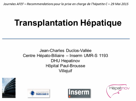 Vallee Transplantation hepatique