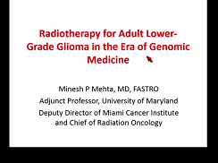 Treatment of Adult Lower-Grade Glioma in the Era of Genomic Medicine Treatment of Adult Lower-Grade Glioma in the Era of Genomic Medicine
