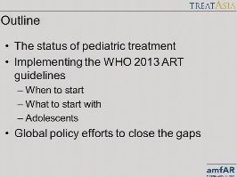 Traitement des enfants et adolescents atteints du SIDA