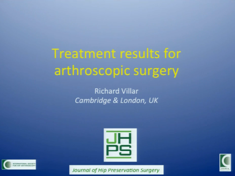 Treatment results for arthroscopic surgery