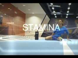 La triathlète Emman Pallant subit les tests d'endurance du GSK BPL