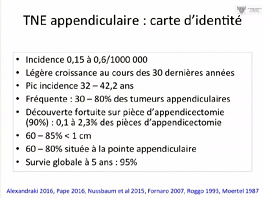 Tumeur endocrines de l'appendice : trop de colectomies droites !