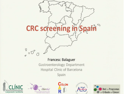 UEG Week 2013 -  CRC Screening in Spain - Rising Star Presentation UEG Week 2013 -  CRC Screening in Spain - Rising Star Presentation