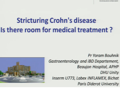 UEG Week 2013 - Medical management of Crohn's strictures UEG Week 2013 - Medical management of Crohn's strictures