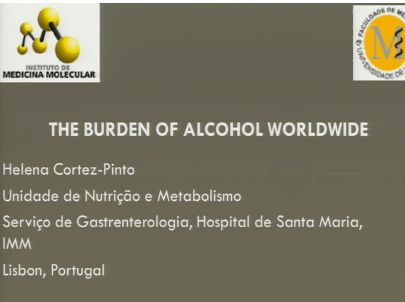 UEG Week 2013 - The worldwide disease burden of alcohol UEG Week 2013 - The worldwide disease burden of alcohol