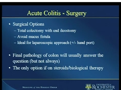 Ulcerative Colitis and Crohns Disease: John Monson, M.D. Ulcerative Colitis and Crohns Disease: John Monson, M.D.