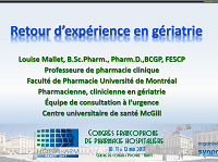 Un pharmacien clinicien en gériatrie en consultation aux urgences