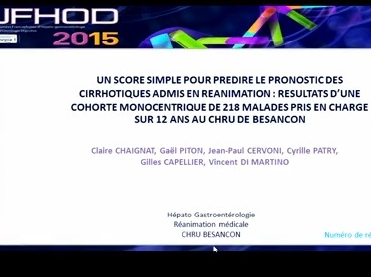 Un score simple pour prédire le pronostic des cirrhotiques admis en réanimation : résultats d’une cohorte monocentrique de 218 malades pris en charge sur 12 ans