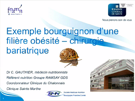 Une filière de prise en charge médicale de l'obésité et chirurgie bariatrique