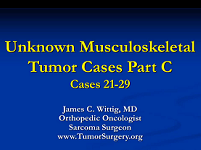 Unknown musculoskeletal tumor cases part C