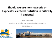 Update in nutrition - Should we use normocaloric or hypocaloric enteral nutrition in critically ill patients?