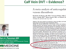 Update on Evidence Based Guidelines for Management of Venous Thromboembolism