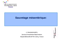 Urgences en pathologie digestive- Sauvetage mésentérique