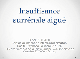 Urgences endocriniennes et métaboliques