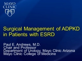 Aspects urologiques de la maladie rénale polykystique chez l'adultes