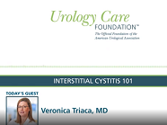 Urology Care Podcast: Interstitial Cystitis 101