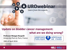 Urowebinar: Update on bladder cancer management what are we doing wrong Urowebinar: Update on bladder cancer management what are we doing wrong