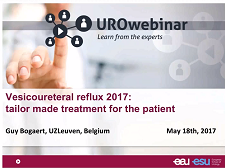 Urowebinar: Vesicoureteral reflux to treat or not to treat Urowebinar: Vesicoureteral reflux to treat or not to treat
