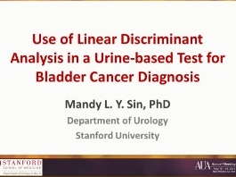 Utilisation de l'analyse discriminante linéaire dans un test urinaire pour le diagnostic du cancer de la vessie