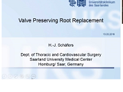 Valve sparing aortic root surgery