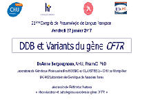 Variants CFTR et DDB?