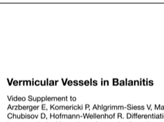 Vermicular Vessels in Balanitis