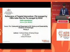Performance of targeted interventions managed by community based organizations better than the targeted interventions managed by non government organizations
