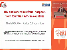 VIH et cancer dans les hôpitaux de référence dans 4 pays d'Afrique de l'Ouest, la collaboration "IeDEA West Africa"