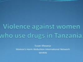 Violence contre les femmes qui utilisent des drogues