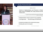 VITAMINS Trial: Vitamin C and Thiamine for Sepsis and Septic Shock