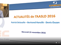 Webconférence CREGG - Post AASLD 2016 Webconférence CREGG - Post AASLD 2016