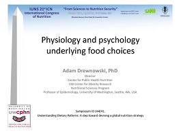 What Are Dietary Patterns: Physiology and Psychology Underlying Food Choice What Are Dietary Patterns: Physiology and Psychology Underlying Food Choice