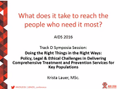 What does it takes to reach the people who need it most? What does it takes to reach the people who need it most?
