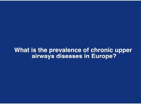 what is the prevalance of chronic upper airways diseases in Europe?