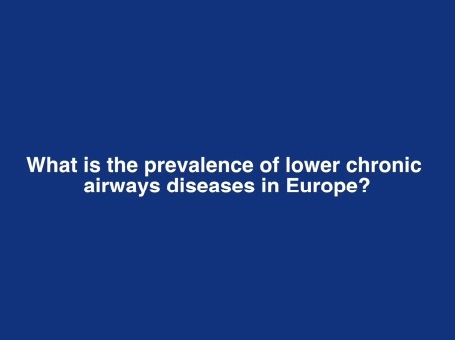 what is the prevalance of lower chronic airways diseases in europe?