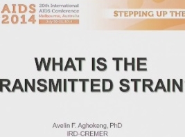 Quelle est la souche transmissible? - SIDA